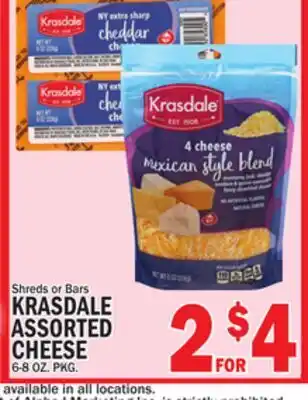 C Town KRASDALE ASSORTED CHEESE offer