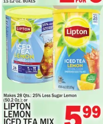 C Town LIPTON LEMON ICED TEA MIX offer