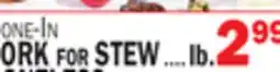 C Town PORK FOR STEW offer