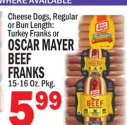 C Town OSCAR MAYER BEEF BEEF FRANKS offer