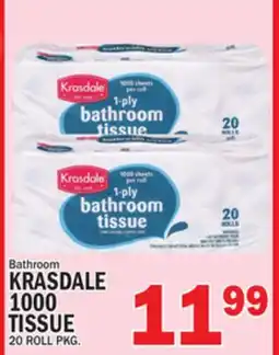C Town KRASDALE 1000 TISSUE offer