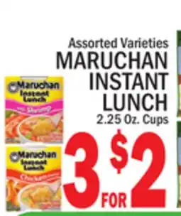 C Town MARUCHAN INSTANT LUNCH offer