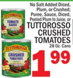 C Town TUTTOROSSO CRUSHED TOMATOES offer