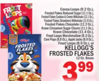 C Town KELLOGG'S FROSTED FLAKES offer