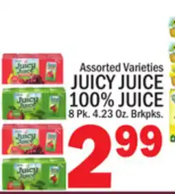 C Town JUICY JUICE 100% JUICE offer