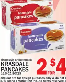 C Town KRASDALE PANCAKES offer