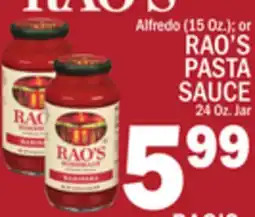 C Town RAO'S PASTA SAUCE, 24 Oz. Jar offer