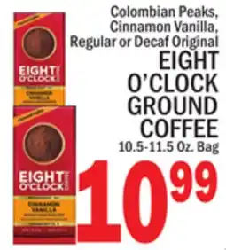 C Town EIGHT O'CLOCK GROUND COFFEE offer