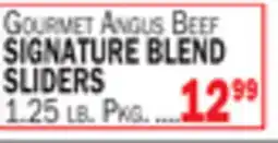 C Town SIGNATURE BLEND SLIDERS offer