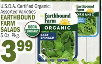 C Town EARTHBOUND FARM SALADS offer
