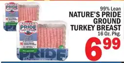 C Town NATURE'S PRIDE GROUND TURKEY BREAST offer