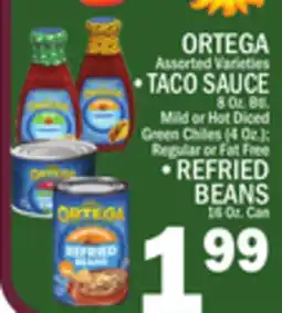 C Town ORTEGA TACO SAUCE 8 Oz. Btl offer