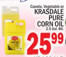 C Town KRASDALE PURE CORN OIL offer