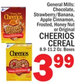 C Town GENERAL MILLS CHEERIOS CEREAL offer