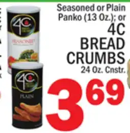 C Town 4C BREAD CRUMBS 24 Oz. Cnstr offer