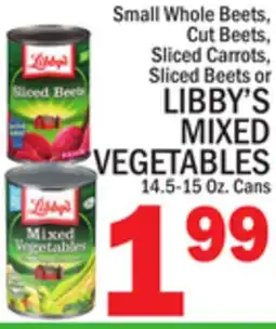 C Town LIBBY'S MIXED VEGETABLES offer