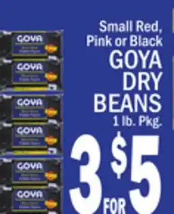 C Town GOYA DRY BEANS offer