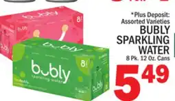 C Town BUBLY SPARKLING WATER offer