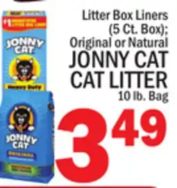 C Town JONNY CAT CAT LITTER offer