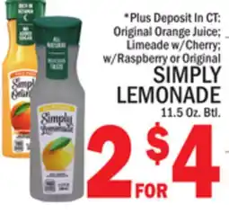 C Town SIMPLY LEMONADE offer