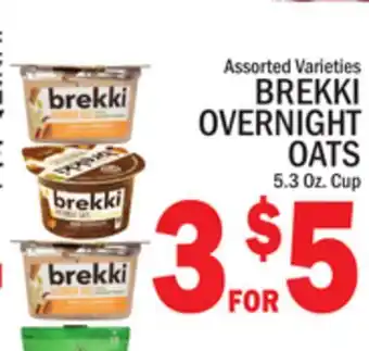 C Town BREKKI OVERNIGHT OATS offer