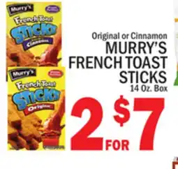 C Town MURRY'S FRENCH TOAST STICKS offer