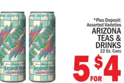 C Town ARIZONA TEAS & DRINKS offer