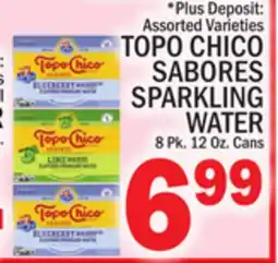 C Town TOPO CHICO SABORES SPARKLING WATER offer