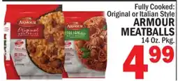 C Town ARMOUR MEATBALLS offer