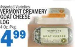 C Town VERMONT CREAMERY GOAT CHEESE LOG offer