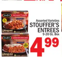 C Town STOUFFER'S ENTREES offer