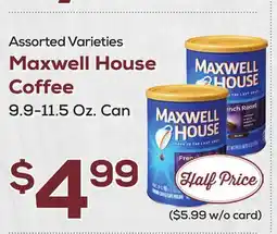 DeCicco & Sons Maxwell House Coffee offer
