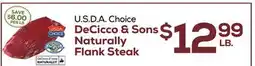 DeCicco & Sons DeCicco & Sons Naturally Flank Steak offer