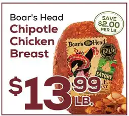 DeCicco & Sons Boar's Head Chipotle Chicken Breast offer