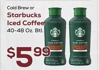 DeCicco & Sons Starbucks Iced Coffee offer