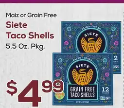 DeCicco & Sons Siete Taco Shells offer