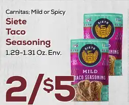DeCicco & Sons Siete Taco Seasoning offer