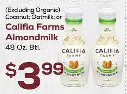 DeCicco & Sons Califia Farms Almondmilk offer