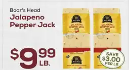 DeCicco & Sons Boar's Head Jalapeno Pepper Jack offer