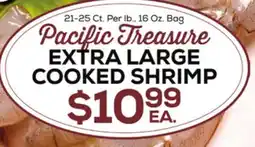 DeCicco & Sons Pacific Freassure EXTRA LARGE COOKED SHRIMP offer