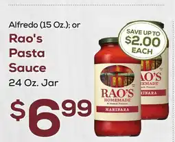 DeCicco & Sons Rao's Pasta Sauce offer