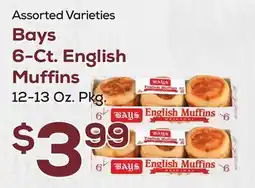 DeCicco & Sons Bays 6-Ct. English Muffins offer