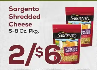 DeCicco & Sons Sargento Shredded Cheese offer