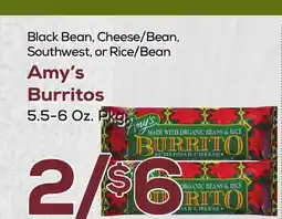 DeCicco & Sons Amy's Burritos offer