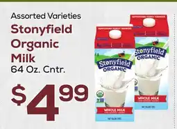 DeCicco & Sons Stonyfield Organic Milk offer