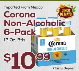DeCicco & Sons Corona Non-Alcoholic 6-Pack offer