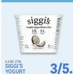 Kings Food Markets SIGGI'S YOGURT offer