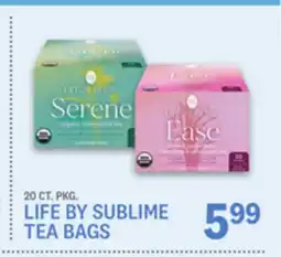 Kings Food Markets LIFE BY SUBLIME TEA BAGS offer