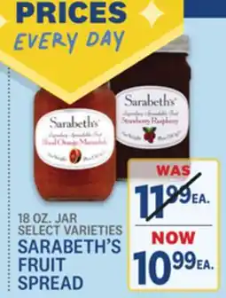 Kings Food Markets SARABETH'S FRUIT SPREAD offer