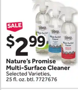 Stop&Shop Nature's Promise Multi-Surface Cleaner offer